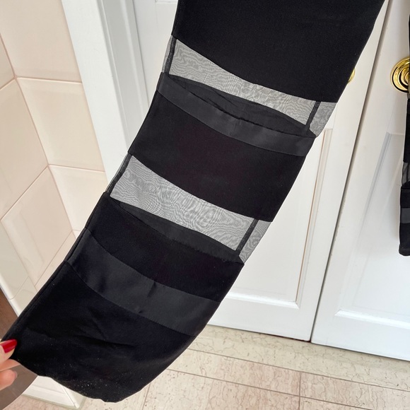 3.1 Phillip Lim Black Sheer Organza Trousers - Picture 11 of 16